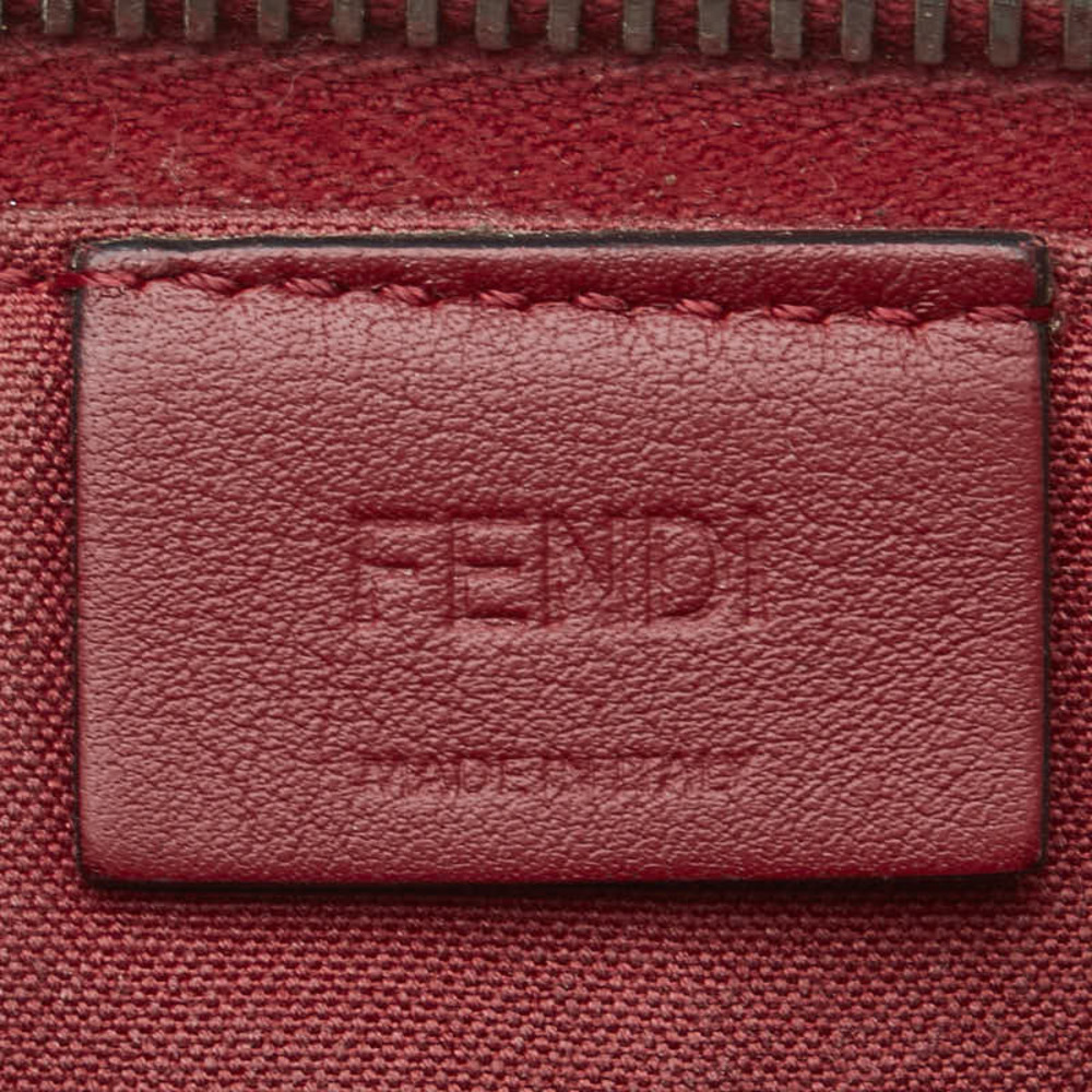 Fendi Bag Red Bugseye Leather Python Monster Clut… - image 7